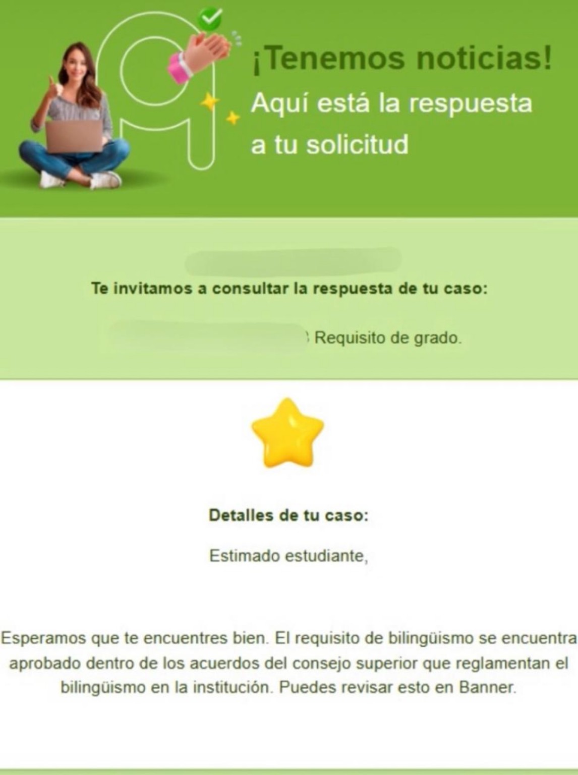 Aprobación institucional del requisito de bilingüismo